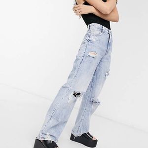 ASOS bershka denim the 90’s straight leg jeans